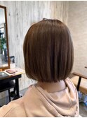 サラ艶大人ショート#6 内巻きボブ/くびレイヤー/ハイライト