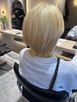 ヘアーソート(hair sort)&nbsp;抜きっぱブリーチ(^O^)