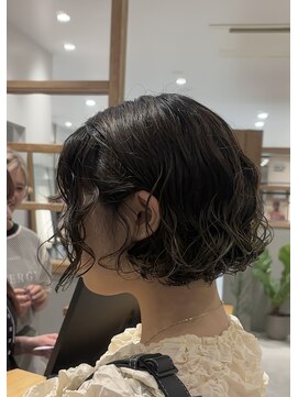 シアン 矢場町店(CYAN.) 耳掛けも可愛いボブパーマ