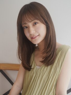 ガーランド (Garland) 大人かわいいくびレイヤー顔まわりレイヤーカットまろベージュ