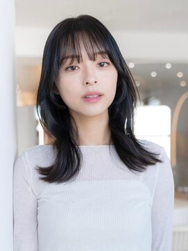 ハバナ 立川(HAVANA) くびれレイヤー韓国レイヤーくびれヘアブルーブラック髪質改善