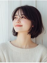フレア 心 武庫之荘(flare)&nbsp;★前髪イメチェンこなれミディレイヤーボブウルフネビージュ小顔