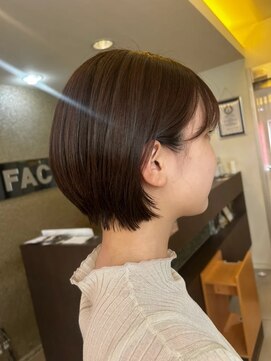 ルプル バイ フェイス 磯子(L'pul by face) ショートボブ