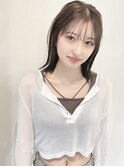 透明感カラー イルミナカラーイヤリングカラーハイトーン