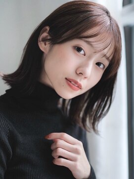 ガーデンヨコハマエスト(GARDEN YOKOHAMA est) ボブルフ ワンレン 小顔 外ハネ 切りっぱなし