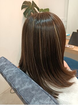 モントン(mon temps) 細~くハイライト入れたスペシャル