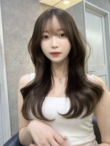 ロンドガーネット 池袋(Lond garnet) ワイドバングイメチェン美髪外ハネボブ+レイヤーカット韓国/池袋