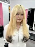 #ブロンドカラー#エンドカラー
