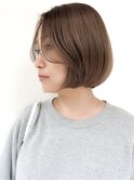 ハイライトバレイヤージュダブルカラーボブカット30代40代