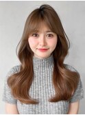 エアリーカールワンカール前髪サイドバングデジタルパーマ
