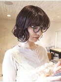 【macana指名】暖色 ゆるめパーマ ウェーブ