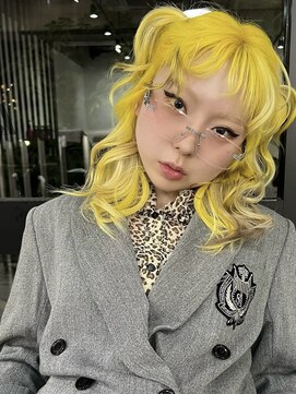 ラキング ギンザ トウキョウ(LAKING GINZA) くびれヘア/アプリコットオレンジ/夏/ハイライトカラー[銀座駅]