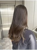 ロング オリーブグレージュ