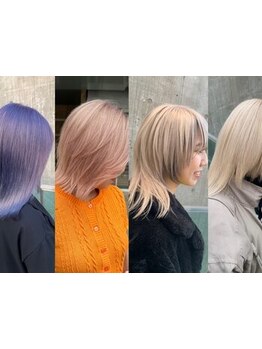 名古屋/名駅でカラーが圧倒的人気♪初めてのブリーチカラーは【ulus】にお任せ!!理想の色味を叶えます♪