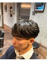 メンズココ メンズパーマ 韓国ヘア 日本橋店(MENS COCO)&nbsp;お客様スタイルシースルーマッシュ