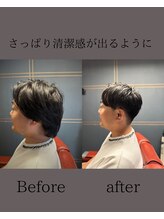 襟足スッキリ、自宅での再現が簡単！清潔感アップショートスタイル【安村颯馬】