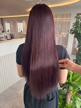 ベル サウス(BHEL south) 津市ロングレイヤーカットハッシュカット透明感カラー重めロング