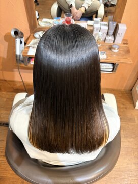 髪質改善ストレート