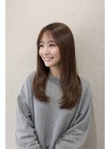 横顔がキレイに見える髪質改善ストレート