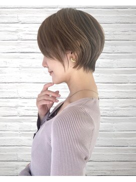 ソヨン 平塚店(SOYON) くびれショート/シャンパンベージュ/平塚ショート/脱白髪染め