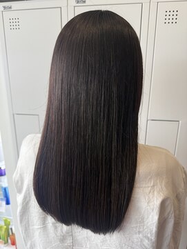 ラーム 宇部高校前店(rame) オリーブブラウンカラー、髪質改善