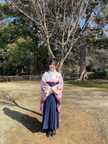 ハッチ美容室&nbsp;卒業式アップセット&袴着付