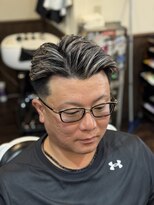 イーストサイドバーバーショップ(EAST SIDE BARBER SHOP)&nbsp;白髪ボカシハイライト