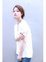 マイティ バイ エイチ(mighty by H)&nbsp;mighty【Nuance-short】クリアベージュ×ショートボブ