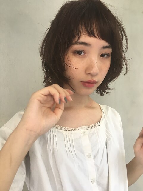 大人可愛いレイヤーたっぷりボブスタイル【Luxe井上彩】