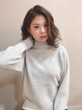 ジルバイジアン(JILL by GIEN) 伸ばしかけヘア 簡単スタイリング ウェーブミディ @タナカ