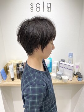 ソラ(sola) 黒髪でも可愛いショート
