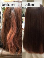 アルピナ 菅谷店(alpina) 髪質改善でブリーチ毛も修復可能。