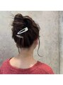スピンヘアー 桂店(Spin hair)&nbsp;コテ巻きを最小限に抑えてダメージレスの簡単アレンジ得意です！