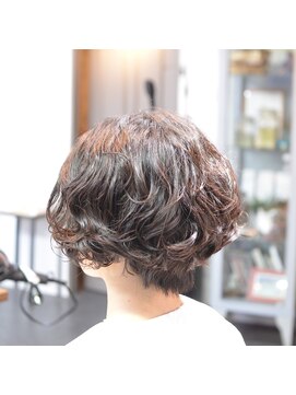 ポタム 東中野(potamu) ウェービーショートボブ