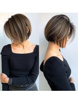 トルネード(TORNADO) 前下がりショートボブハイライト n1.15