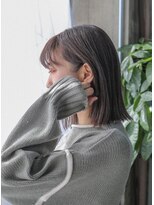 ノード(NODO) 【透明感UP】パープルベージュボブ