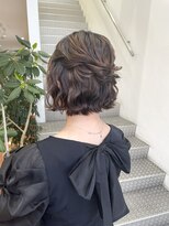 カッツ 元町店(CUT S) ハーフアップヘア