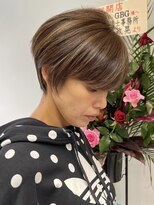 GBG 自由が丘&nbsp;くびれショートボブ40代50代グレイカラー白髪染め白髪ぼかし