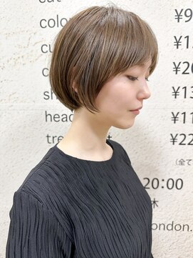 モリオ フロム ロンドン サッポロファクトリー店(morio FROM LONDON) 【morio札幌】札幌ショート　大人かわいい丸みショートボブ