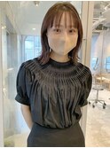 髪質改善トリートメント透明感ベージュカラーボブヘアセット豊橋