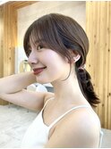 小顔ヘルシーレイヤースタイル透明感カラー【修】20代30代40代