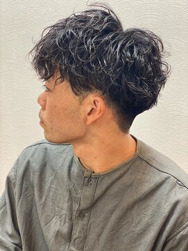 スウェル 船橋店(Swell) ハイライト/マッシュパーマ/束感/波巻き/メンズ