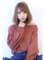 オーロ(ORO)&nbsp;20代30代40代50代斜めバンググレージュカラーシルキーベージュ