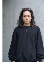 ヘアーズ ベリー 布施店(hairs BERRY)&nbsp;BERRYメンズカットアッシュブラックツイスパツーブロック