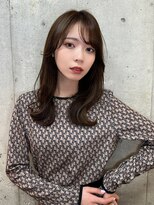 ユアーズヘア 新宿三丁目店(youres hair)&nbsp;韓国レイヤー　くびれレイヤー　韓国前髪　小顔　ベージュカラー