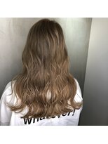 ルッソ チアロ(Lusso chiaro)&nbsp;アースカラー×波巻きウェーブ/30代40代50代