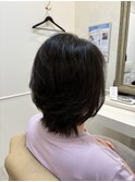 ふんわりミディアムショート