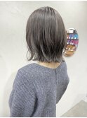 ◎NAKAMURA◎ #101 外ハネレイヤーボブ/透明感ブルーアッシュ