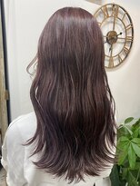 ヘアリゾート粋 新宿三丁目本店 【Miyuki】透明感カラーバイオレットグレージュ