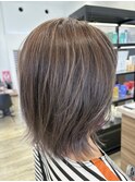 ハイライトカラー/白髪ぼかし